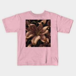 Lily vintage Flower Kids T-Shirt